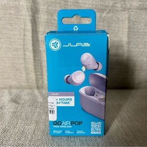 Jlab headphones lilac color.